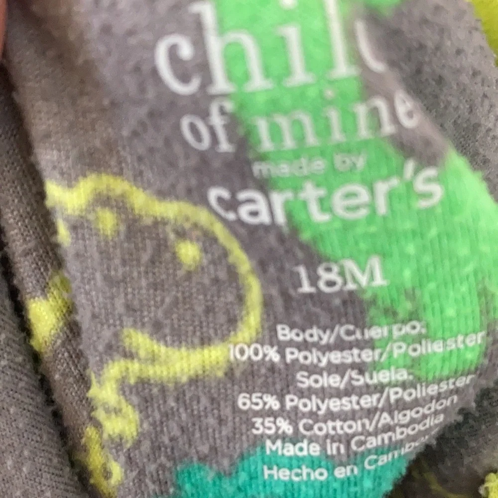 FINAL MARKDOWN Child of mine dinosaur footed sleeper 18 months